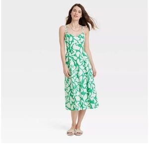 NWOT. A New Day Printed Sun Dress. Size: L.